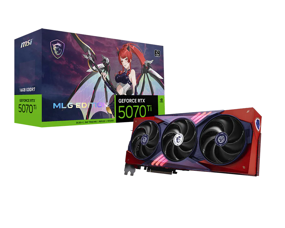 MSI GeForce RTX 5070 Ti 16G EDICIÓN MLG